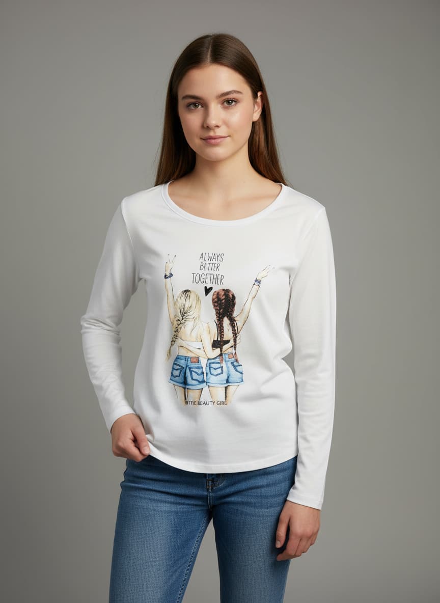 Remera manga larga TEEN